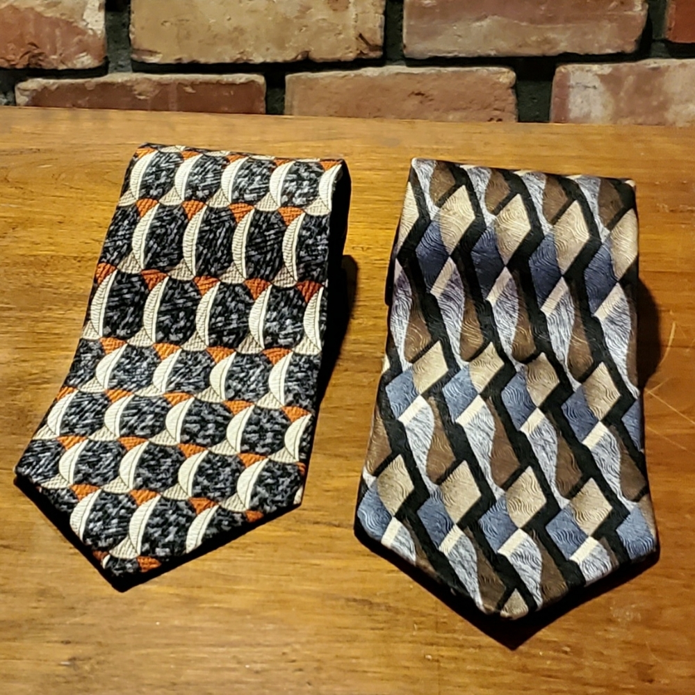 🔥HP🔥2 Silk Ties - Henry Grethel / J Ferrar